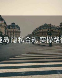 趣岛 隐私合规 实操路径