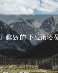 关于 趣岛 的 下载策略 研究