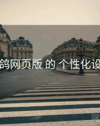 关于 电鸽网页版 的 个性化设置 研究