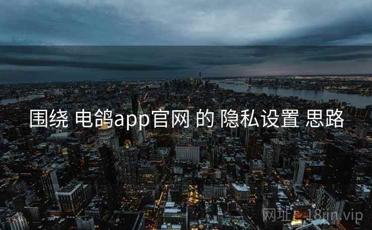 围绕 电鸽app官网 的 隐私设置 思路 围绕 电鸽app官网 的 隐私设置 思路
